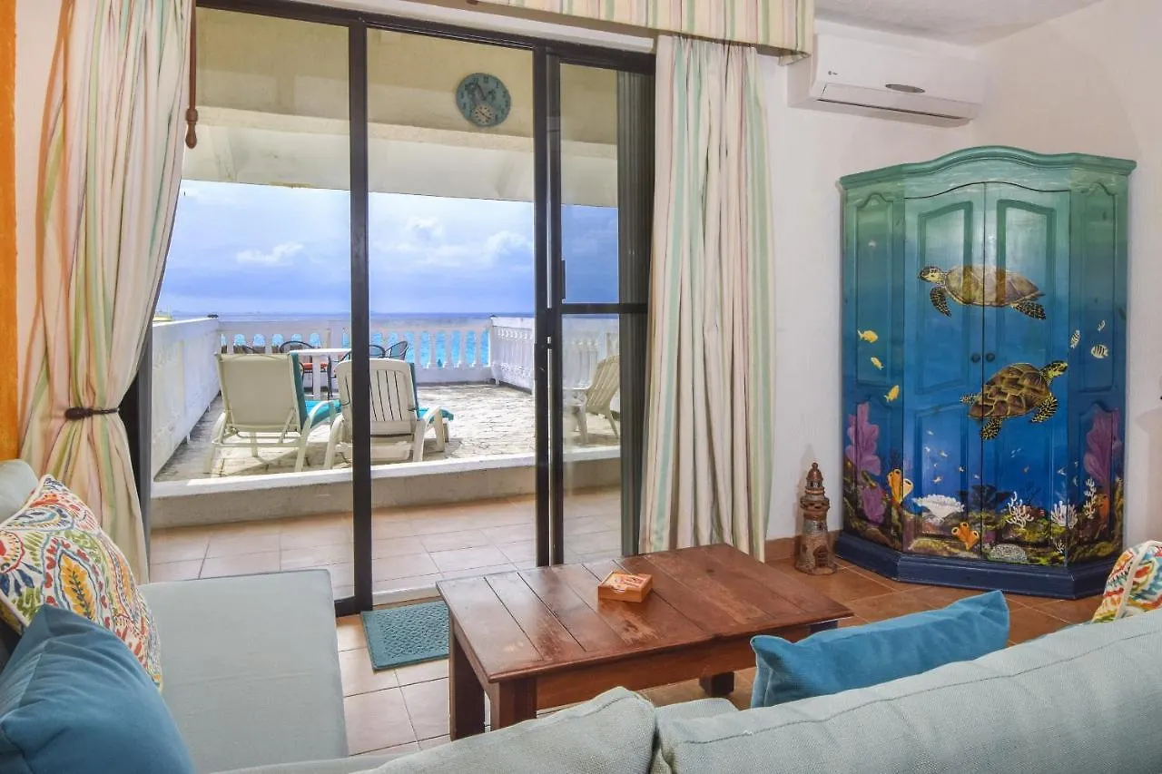 Casita Azul Oceanfront 1 Bed Condo Pms6 Playa del Carmen 0*,