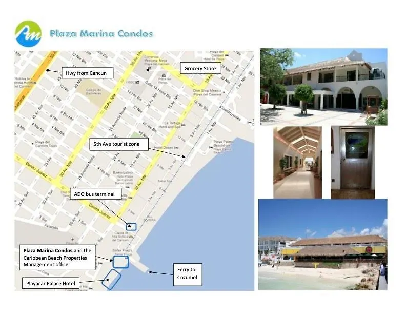 Casita Azul Oceanfront 1 Bed Condo Pms6 Playa del Carmen Apartment